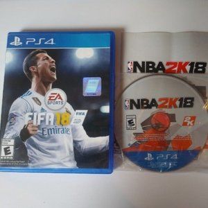 ✨BUNDLE ✨Playstation 4 Nba2k18, Fifa 18